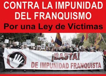 Concentración contra la impunidad del franquismo Por una ley integral de víctimas del franquismo