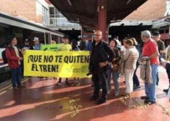 Semana de lucha en defensa del ferrocarril público, social y sostenible