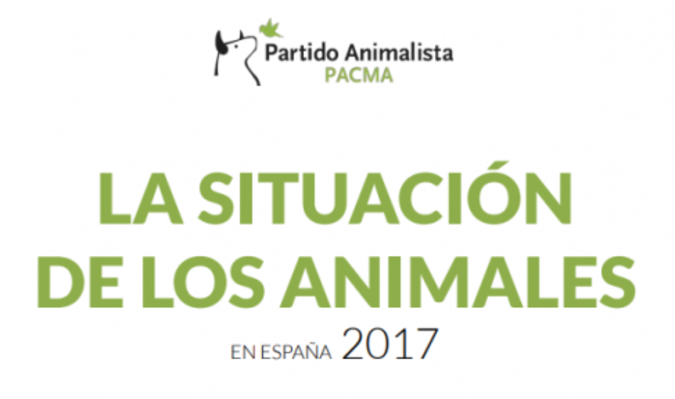 PACMA publica su informe sobre la situación de los animales en España