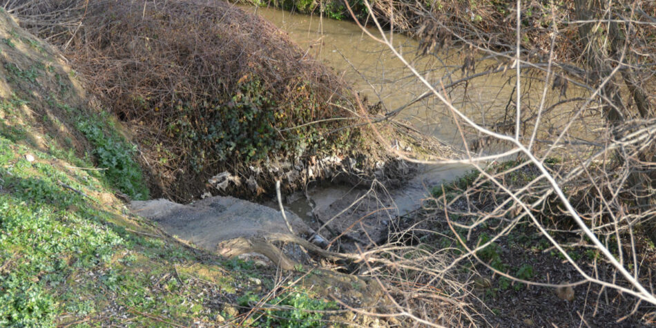 «17 años de vertidos de aguas fecales al Arroyo de la Vega, ¡ya basta!»