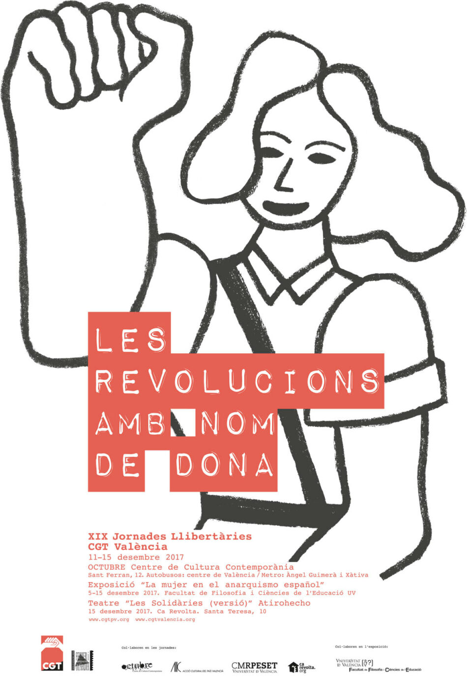 La CGT donarà la perspectiva de “Les revolucions amb nom de dona” en les XIX Jornades Llibertàries a València