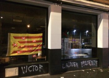 Ataque fascista contra la sede de Alternatiba, enésimo contra Hala Bedi, esta vez, contra su propio local y amenazas hacia otros colectivos (Vitoria / Gasteiz)