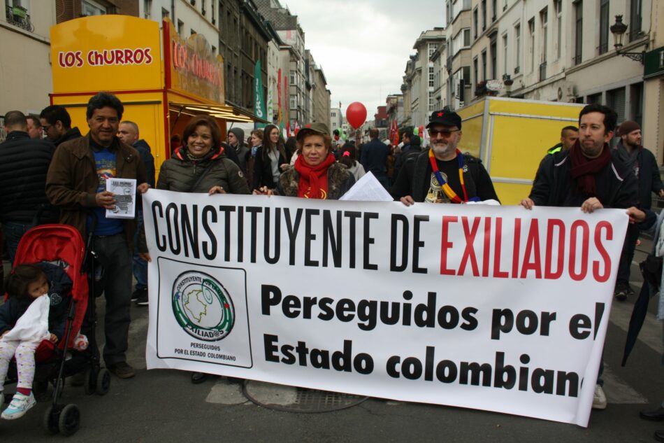 Constituyente de exiliados perseguidos por el estado colombiano se reunirá en Bruselas