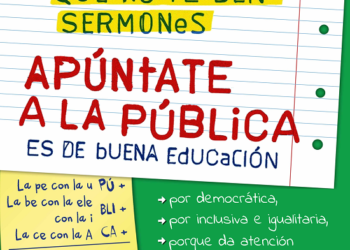 STERM Intersindical lanza la campaña «apúntate a la educación pública»