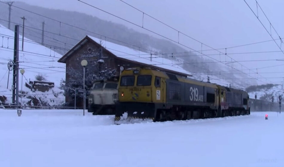 EQUO condena la gestión de los ferrocarriles asturianos durante el temporal