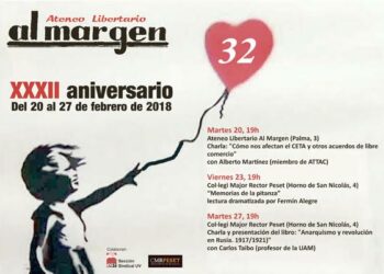 El Ateneo Libertario «Al Margen» celebra sus 32 años de existencia