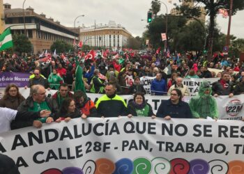 Gran éxito de la Manifestación el 28F en Sevilla