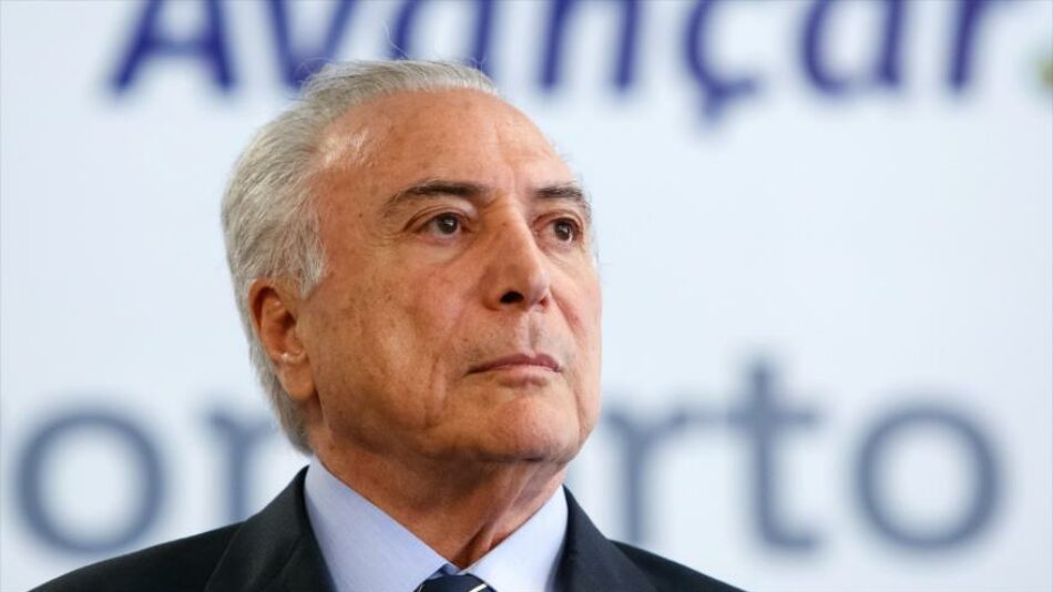 La oposición brasileña trata de boicotear la candidatura de Temer para las elecciones de octubre