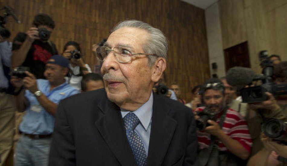 Muere sin pisar la cárcel el dictador guatemalteco Ríos Montt, juzgado por genocidio