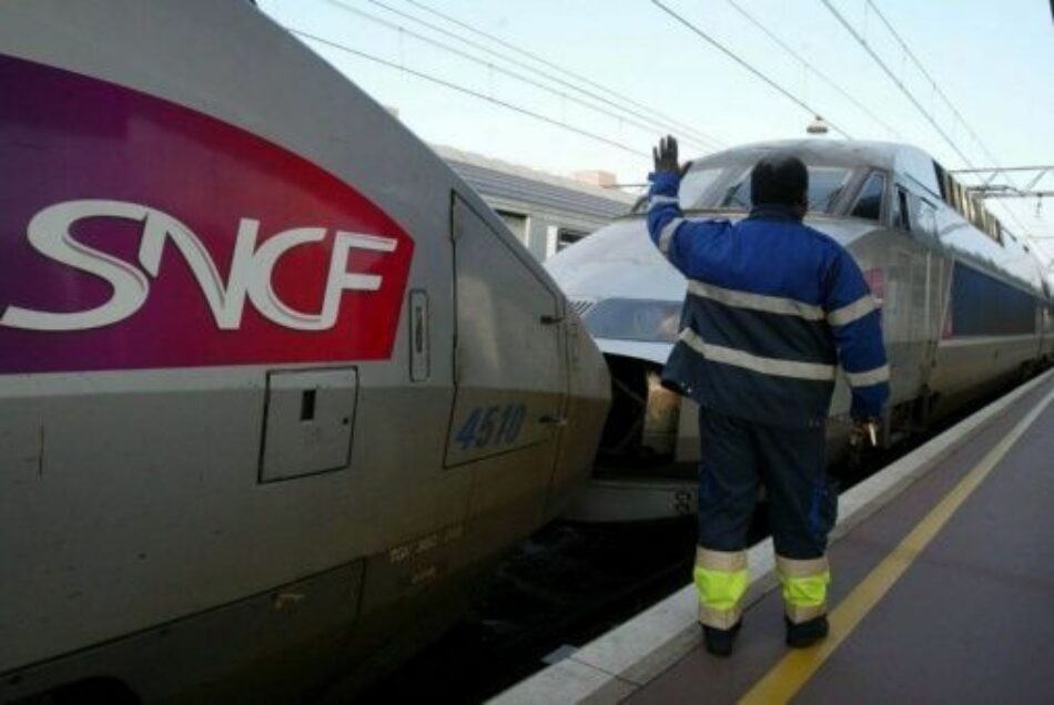 Empresa de trenes francesa pierde al menos 100 millones por huelga