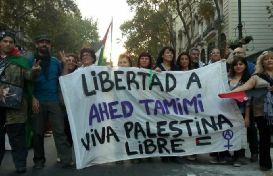 Palestina/ Argentina: Acto frente a la Embajada sionista en el marco de la jornada contra el Apartheid de Israel en Palestina