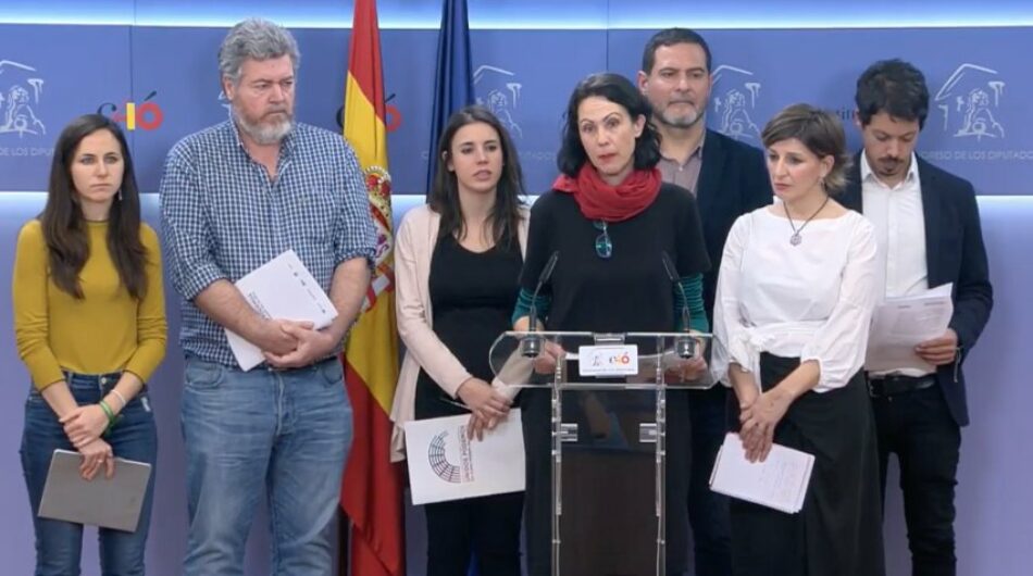 Alertan de que los Presupuestos para 2018 que hoy presentó Montoro en el Congreso “están hechos a imagen y semejanza de la ‘política capitalista de amiguetes’ del PP”