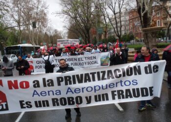 Manifestación en defensa de lo Público en Madrid