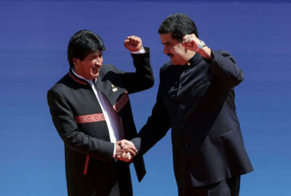 Evo Morales condenó nuevas sanciones económicas de EEUU a Venezuela tras triunfo de Maduro