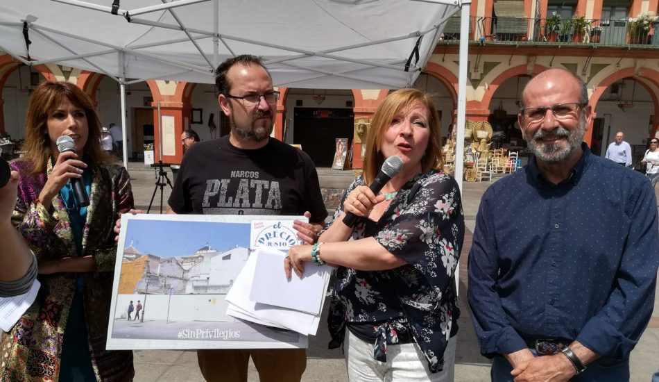 Ganemos y Podemos Córdoba denuncian en un concurso los impuestos que la Iglesia no paga en Córdoba