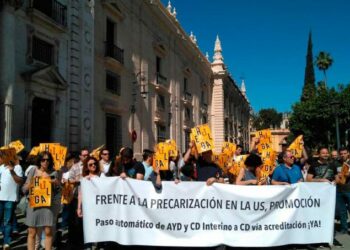Docentes en precario de la Universidad de Sevilla aprueban ir a la huelga indefinida a partir del 21 de mayo