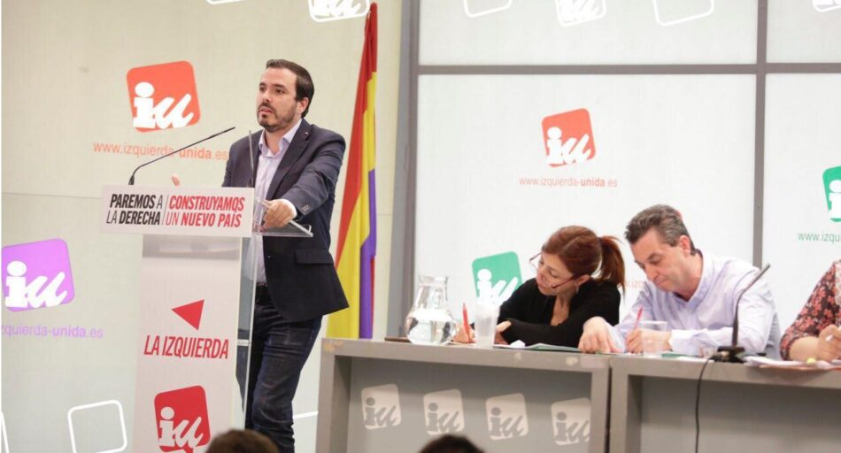 Garzón traslada a la Asamblea Político y Social que IU “someterá a referéndum entre la militancia” las bases para la confluencia con otras fuerzas de cara a las elecciones de 2019