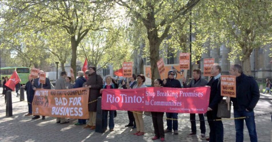 Ecologistas en Acción acude a la junta de accionistas de Atalaya Mining en Londres