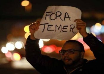 Temer es el presidente más impopular en la historia de Brasil