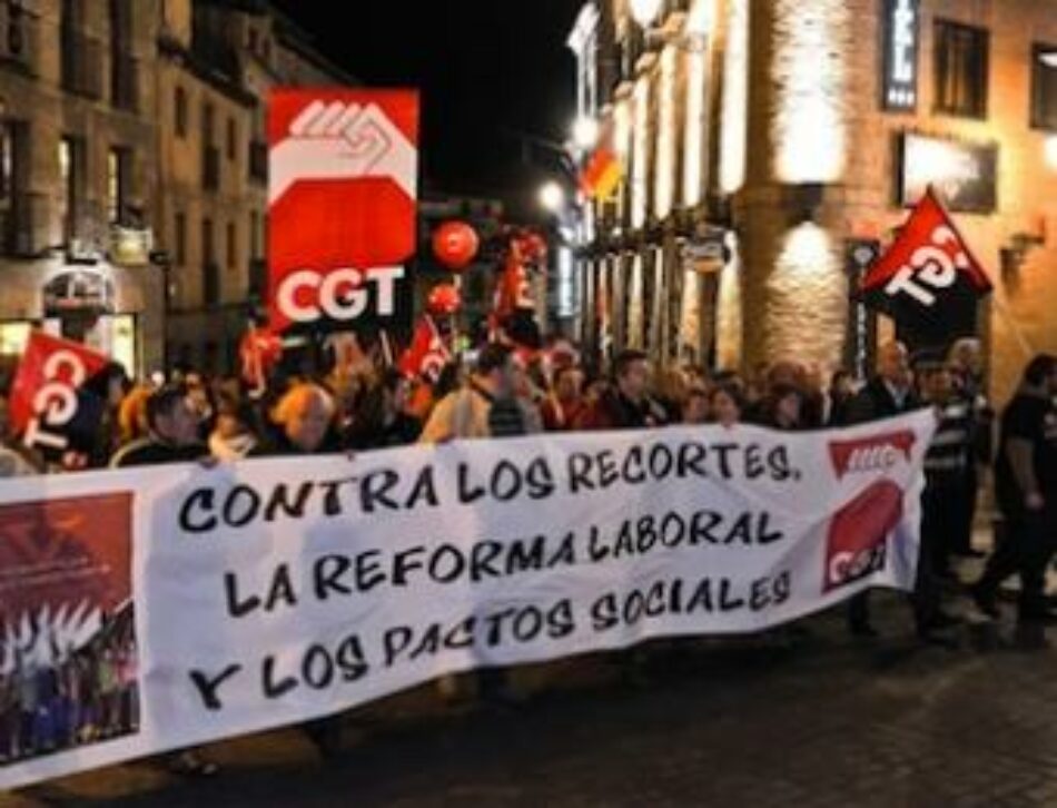 CGT acusa a los grandes sindicatos de continuar garantizando los beneficios del capital a costa de la Clase Trabajadora