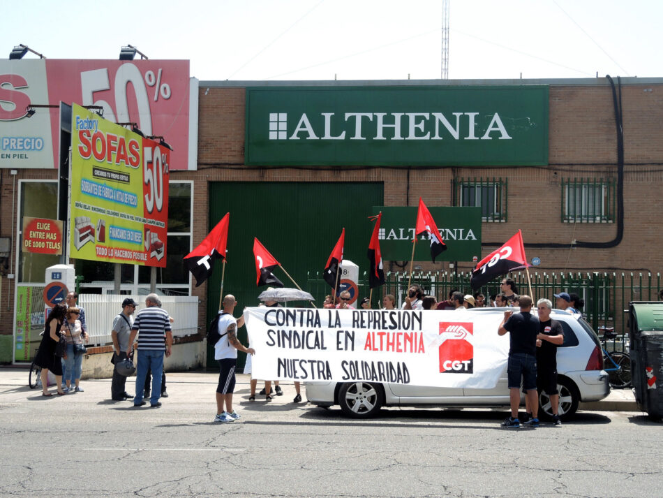 Juicio por la Sanción a la Delegada Sindical de CGT en ALTHENIA Leganés