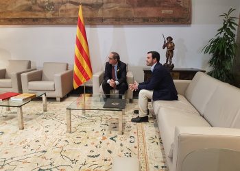 Garzón se entrevista hoy con Quim Torra para “abrir puentes de diálogo” y contribuir a “destensar la situación” por el problema territorial en Cataluña