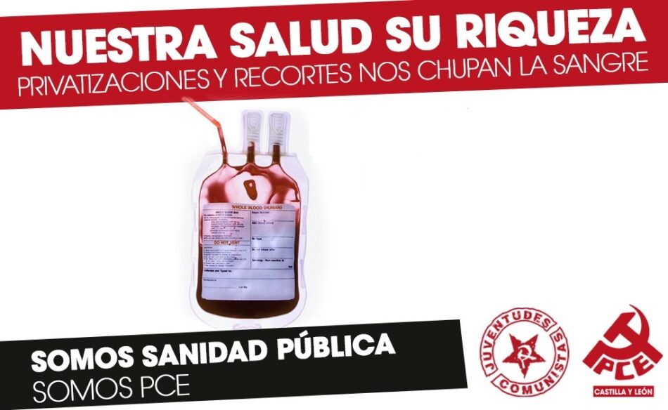 El PCE de León considera inadmisible la situación de la sanidad en la provincia