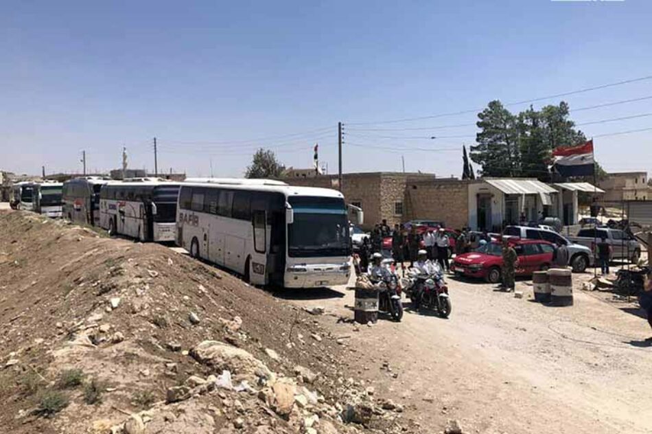 Evacuados de provincia siria de Idlib más de mil 500 civiles