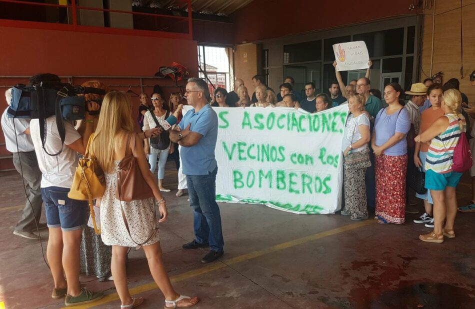 Denuncian la situación de riesgo de los 400.000 habitantes de la comarca de Aljarafe ante el estado del servicio de bomberos