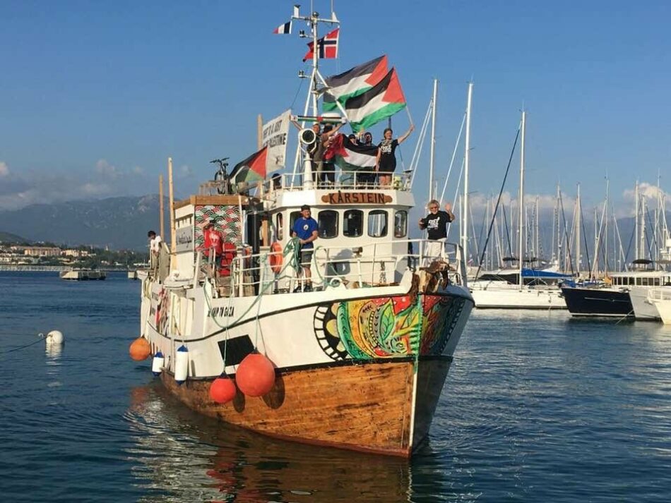 Catalunya en Comú, sobre la Flotilla de la llibertat-Rumb a Gaza 2018