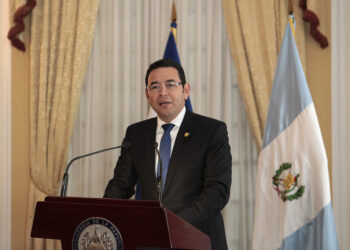 El presidente de Guatemala es acusado de financiamiento ilícito de campaña