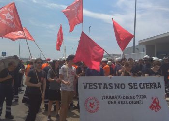 PCE León: «Solidaridad con la huelga indefinida de la plantilla Vestas de León»