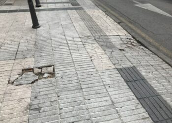 Ganar Alcorcón propone la reparación integral de las aceras de la ciudad