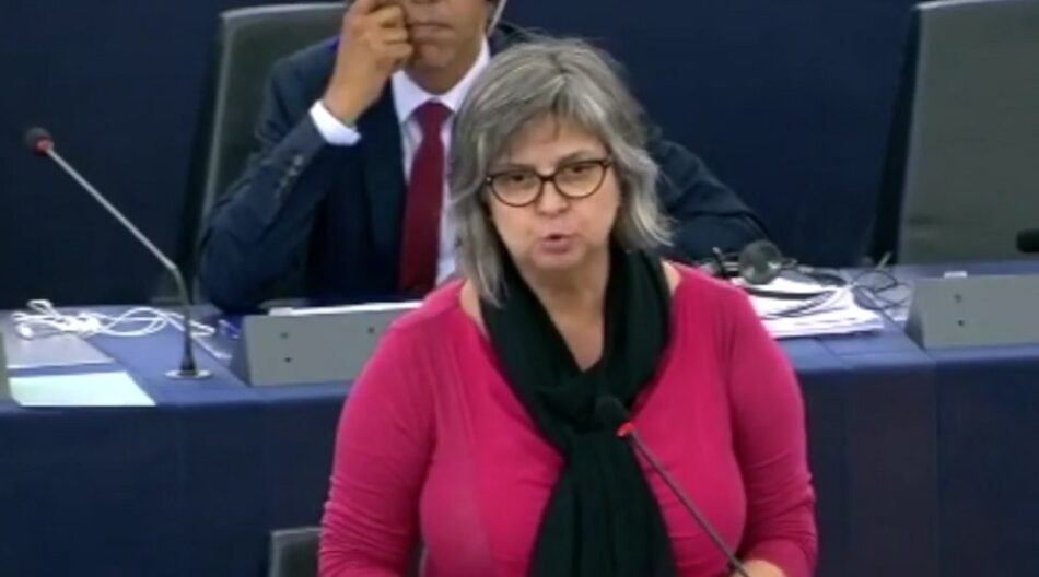 La eurodiputada Paloma López exige revertir las reformas laborales alentadas por Bruselas para asegurar los sistemas de pensiones públicos