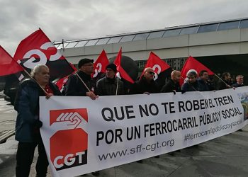 Normalidad en el desarrollo de la jornada por parte de la plantilla de Renfe y Adif, y malas prácticas por parte de Renfe