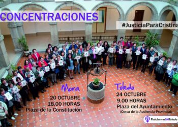 Colectivos feministas se manifiestan en Toledo exigiendo «Justicia para Cristina»