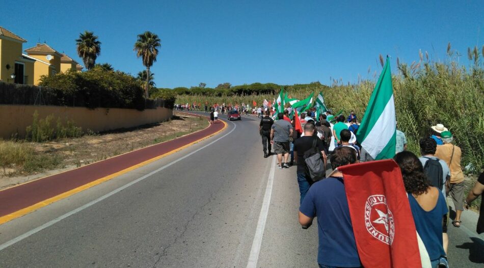 Manifiesto XXXII Marcha a Rota: «hemos vuelto a las puertas de esta base militar de Rota para reclamar el derecho de las andaluzas y los andaluces a vivir en paz»