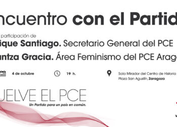 Encuentro con el PCE en Zaragoza