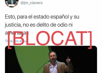 La cuenta satírica «Desinfo CAT» aclara que la frase de Abascal «llenaremos las cunetas de independentistas» es un fake