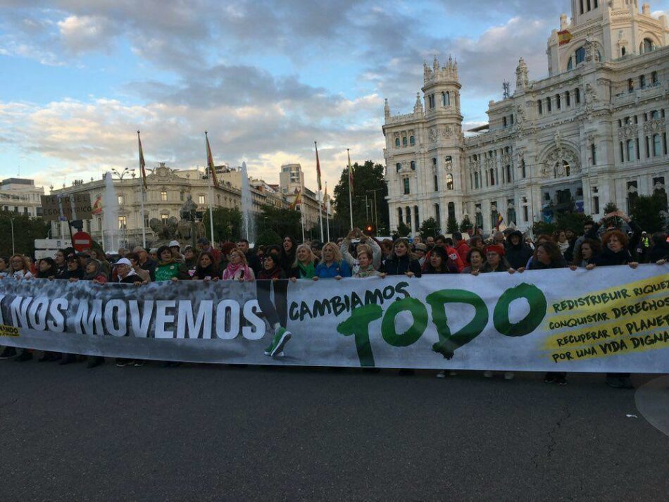 Cambiamos Todo: Colectivos y organizaciones de todo el país se dan cita en Madrid en una marcha multitudinaria