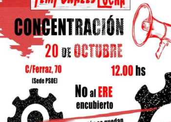 20-O: trabajadores temporales de las administraciones públicas se concentrarán frente a la sede del PSOE en Madrid