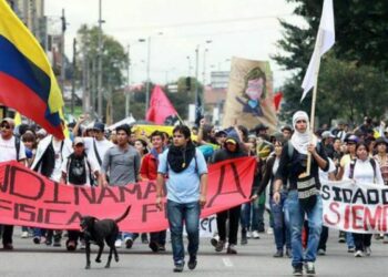 Colombia: Movimiento de masas del Centro Oriente del país rechaza criminalización de la protesta social