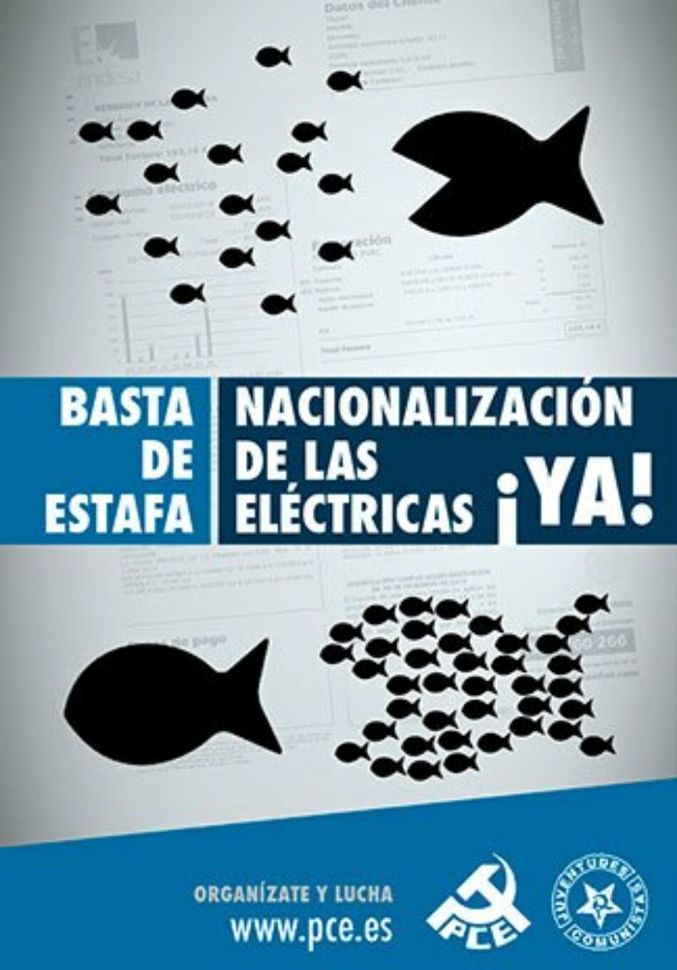En marcha una campaña por la nacionalización de las eléctricas y contra la pobreza energética en Murcia