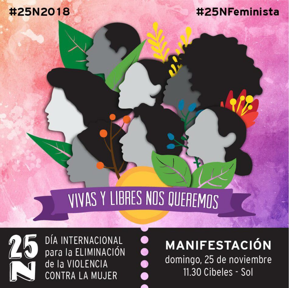 25N: las mujeres saldrán a la calle para exigir acabar con el rearme de la violencia patriarcal