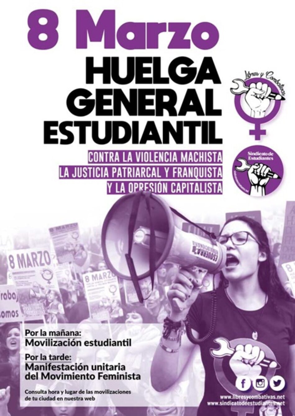 ¡8 de marzo huelga general feminista de 24 horas!