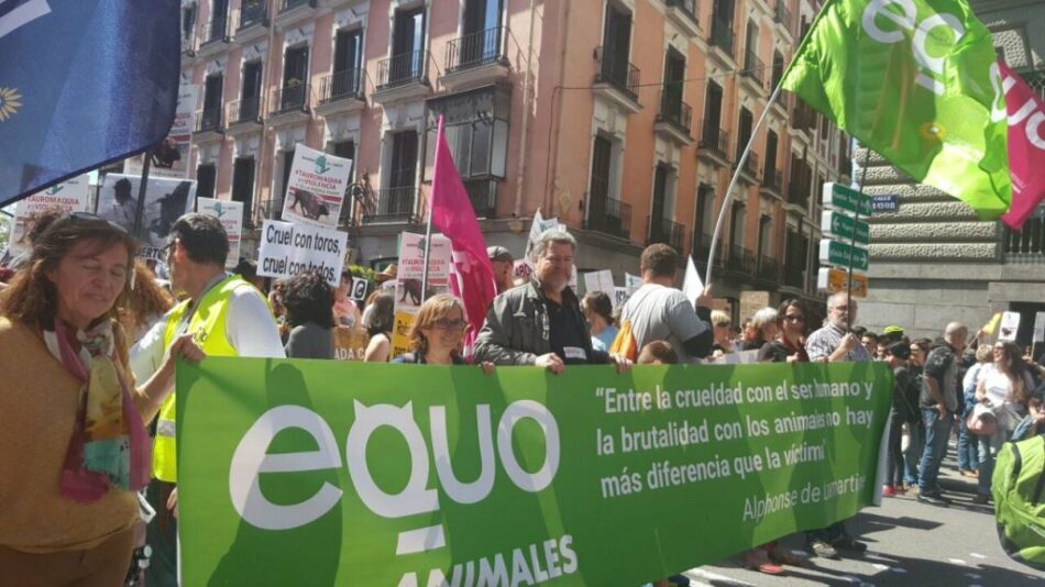 EQUO reivindica más políticas para la protección de los animales