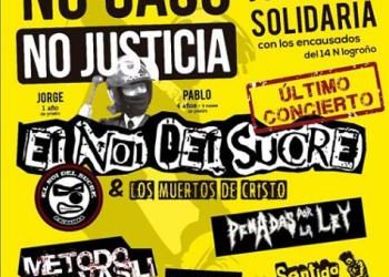 Crónica de la jornada solidaria anti-represión con los encausados en el 14N en Logroño