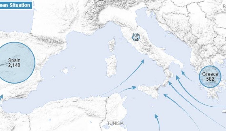 ACNUR manifiesta su consternación ante las noticias de muertes de refugiados y migrantes en el mar Mediterráneo