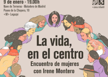 Irene Montero participa en un encuentro con mujeres el próximo 9 de enero en Madrid