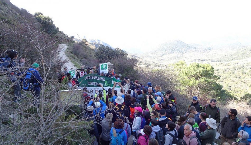 Impiden de forma violenta la marcha por el sendero del Salto del Cabrero (Cádiz)